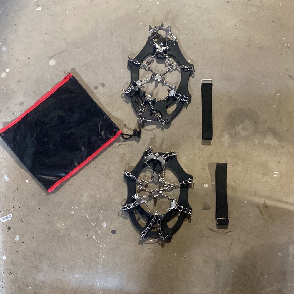 Black Ice Cleats with Chains